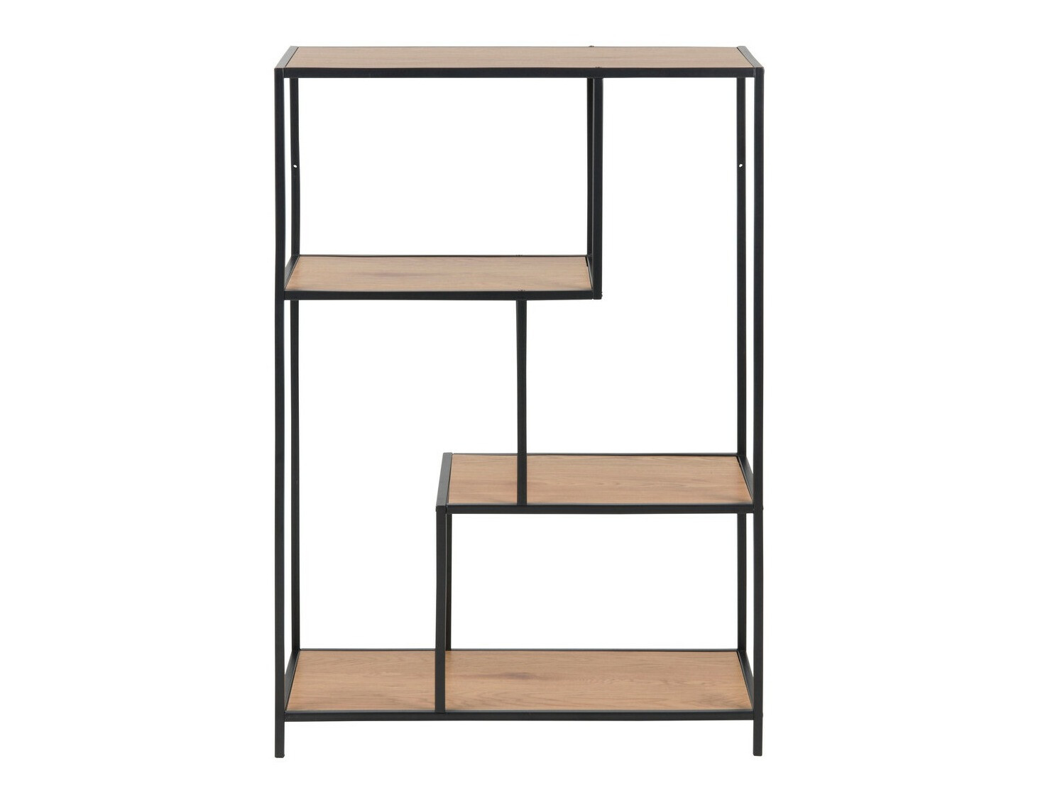 Стеллаж Norsica Sevferi 103 (Дикий дуб + Чёрный)