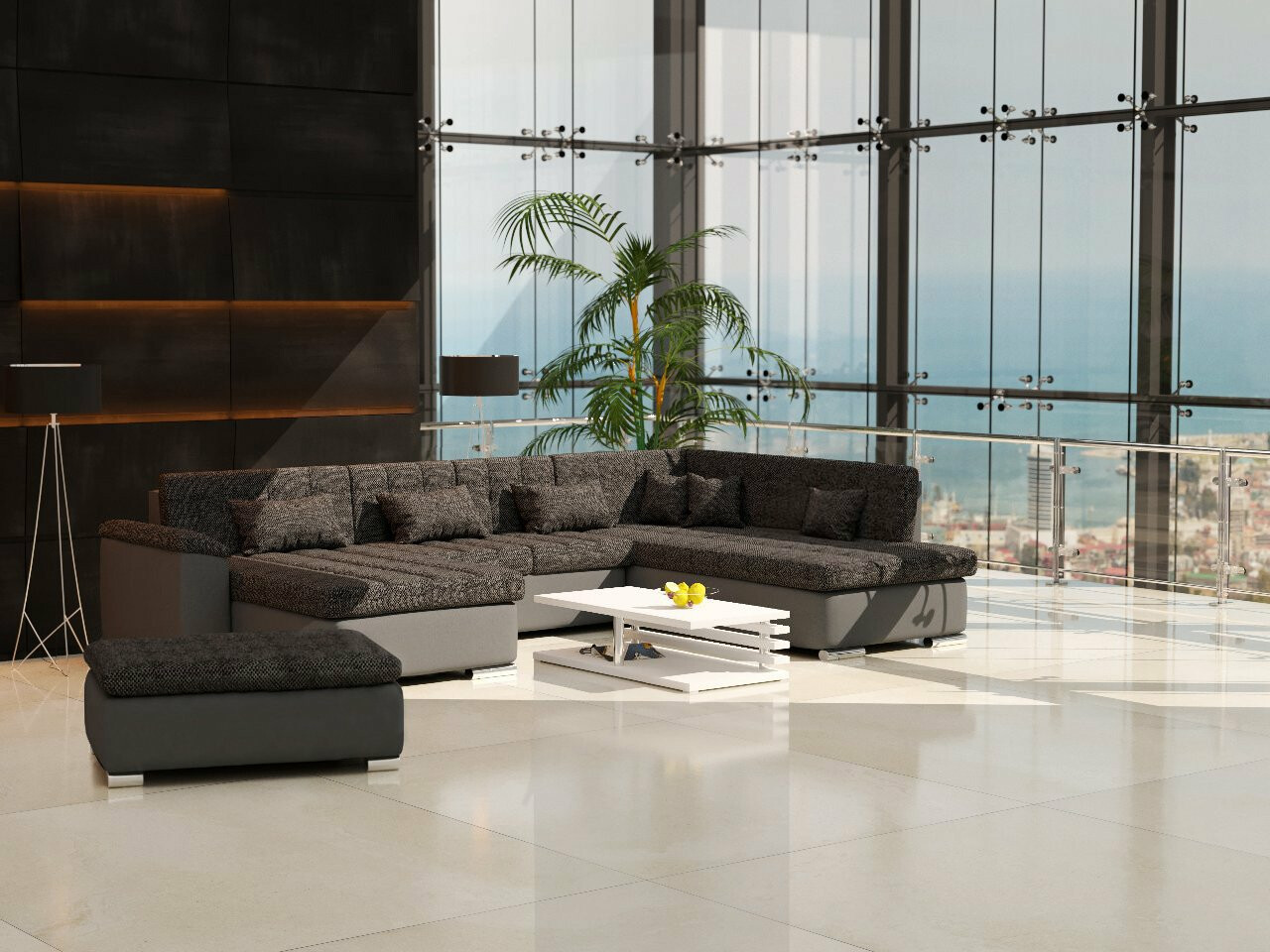 Mīksto mēbeļu komplekts Comfivo Gemma I (Soft 020 + Majorka 03)