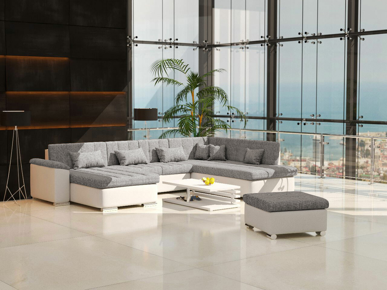 Mīksto mēbeļu komplekts Comfivo Gemma (Soft 017 + Lawa 05)
