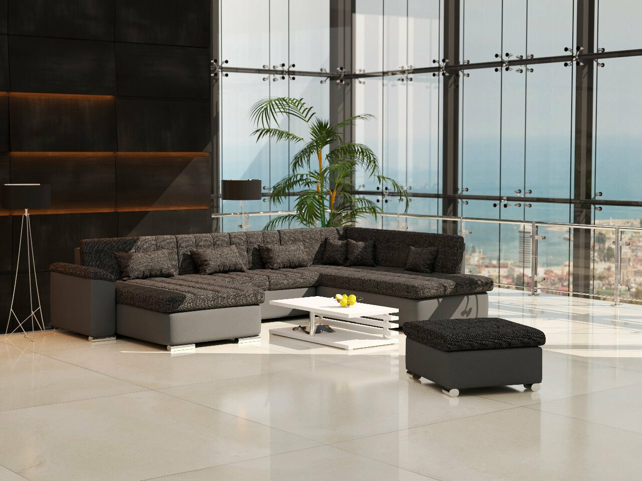 Mīksto mēbeļu komplekts Comfivo Gemma (Soft 020 + Majorka 03)