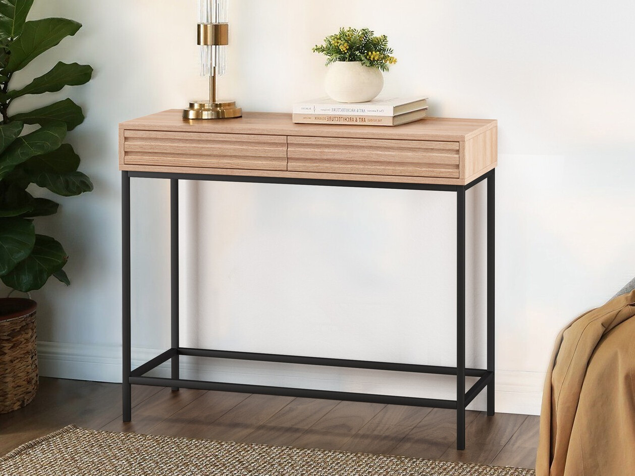 Konsole Denton 846 (Melns + Ozols)