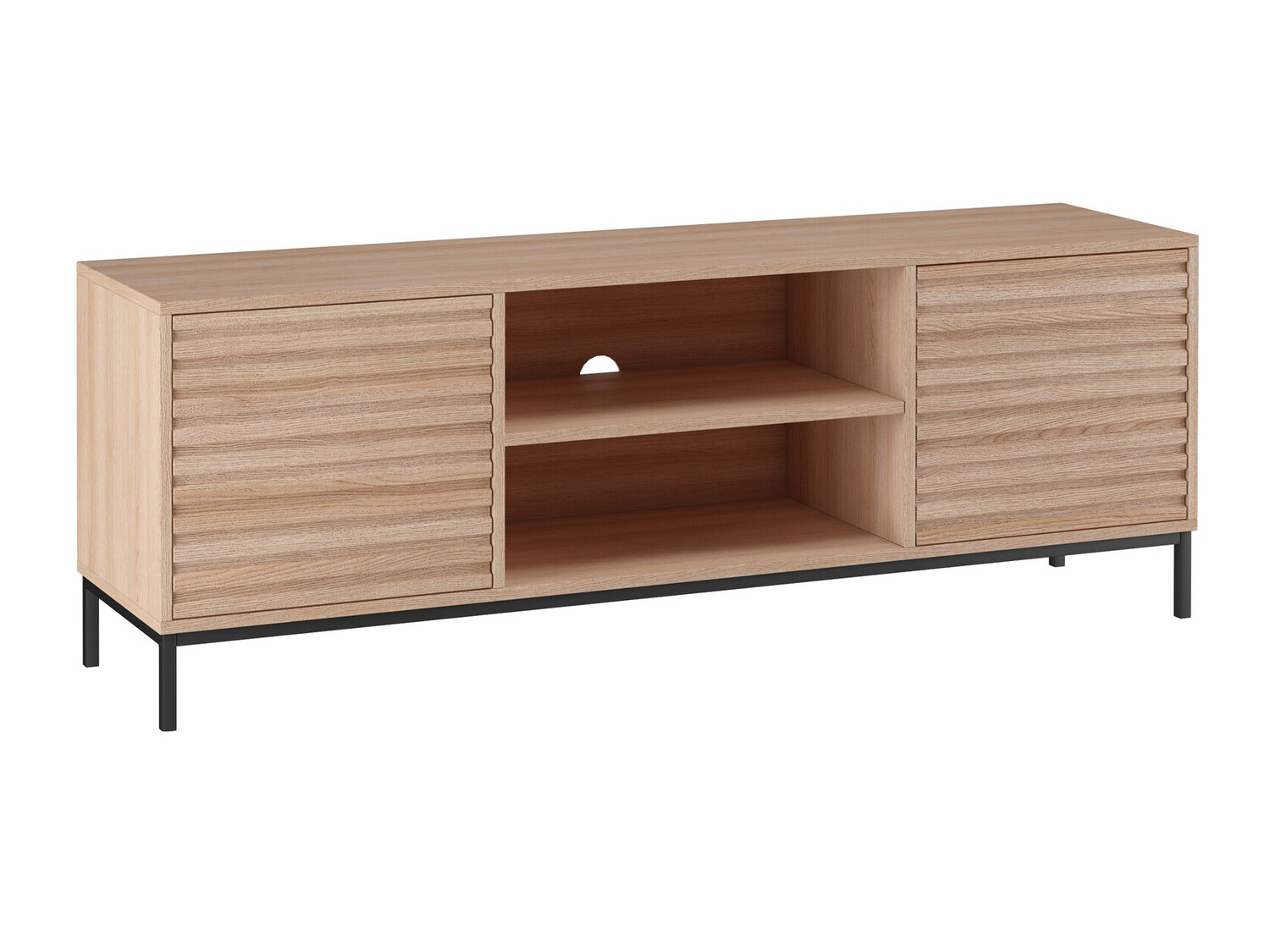 TV galds Denton 844 (Melns + Ozols)