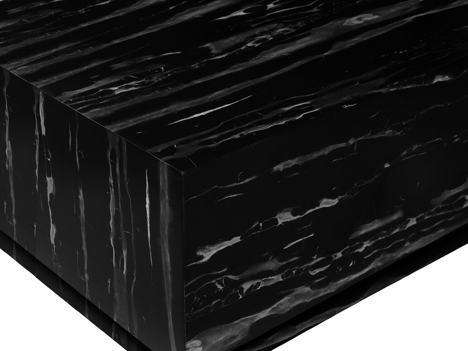Žurnālu galdiņš Denton 850 (Melnais marmors)