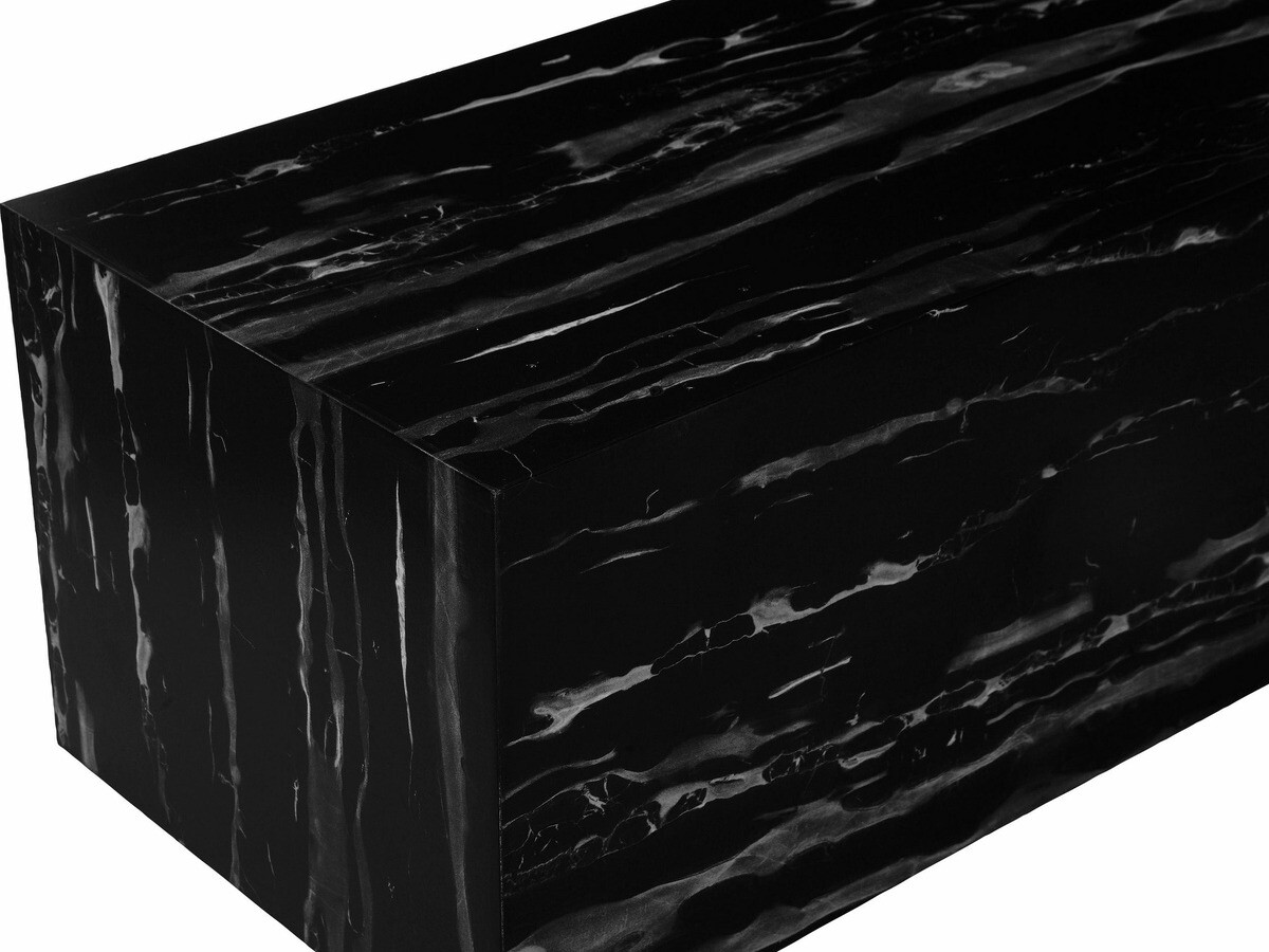 Žurnālu galdiņš Denton 851 (Melnais marmors)