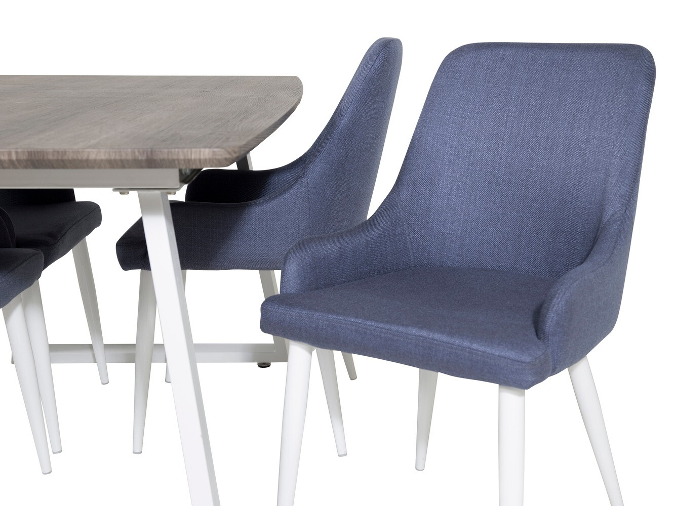 Ēdamistabas komplekts Dallas 1978 (Balts + Zils)