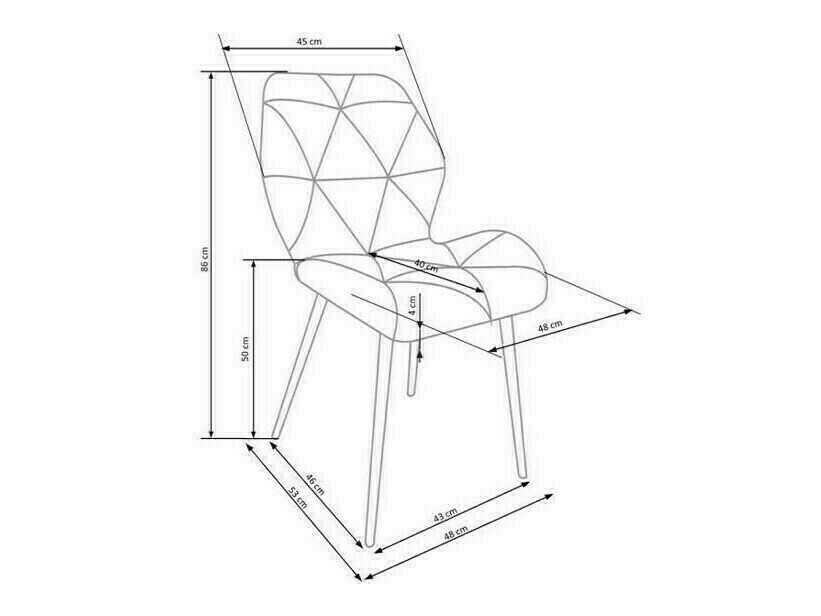 Стул Houston 1234 (Темно-синий)
