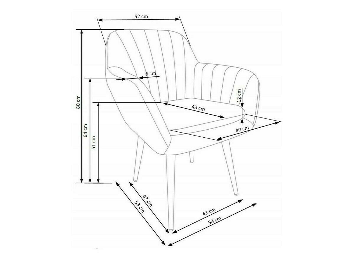 Krēsls Houston 1220 (Pelēks)