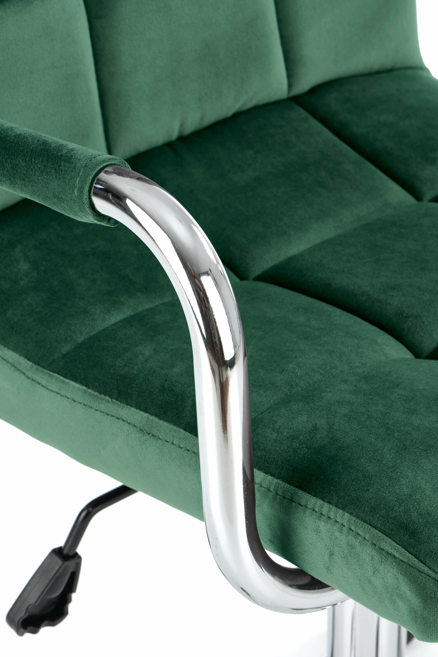 Biroja krēsls Houston 1198 (Tumši zaļš + Sudraba)