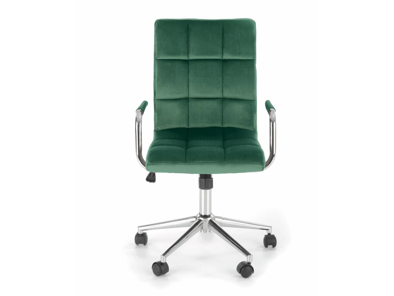 Biroja krēsls Houston 1198 (Tumši zaļš + Sudraba)