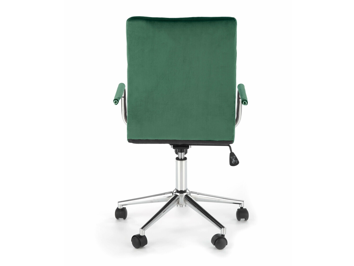 Офисный стул Houston 1198 (Темно-зеленый + Серебряный)