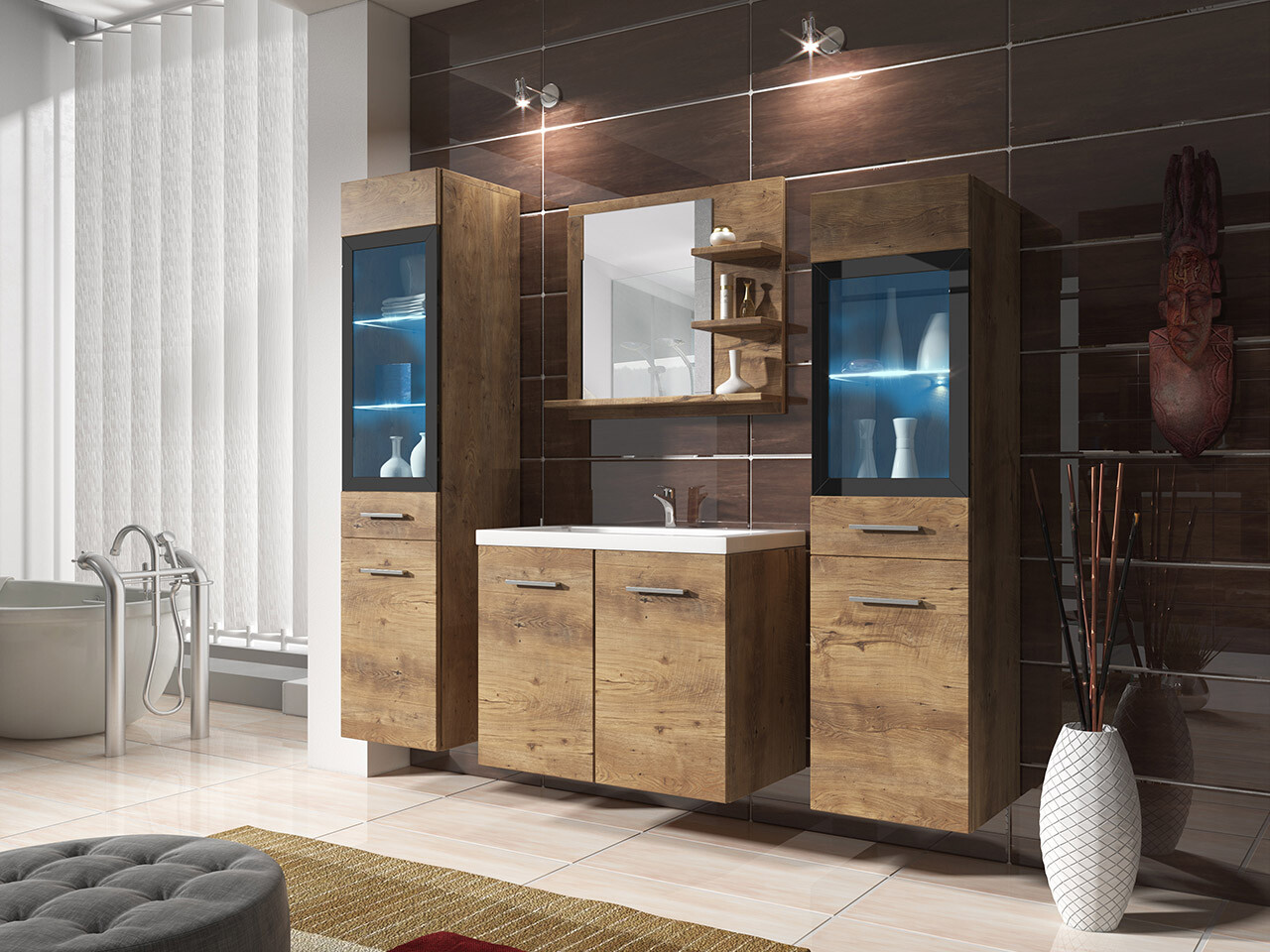 Vannas komplekts Sarasota 141 (Kastanis)