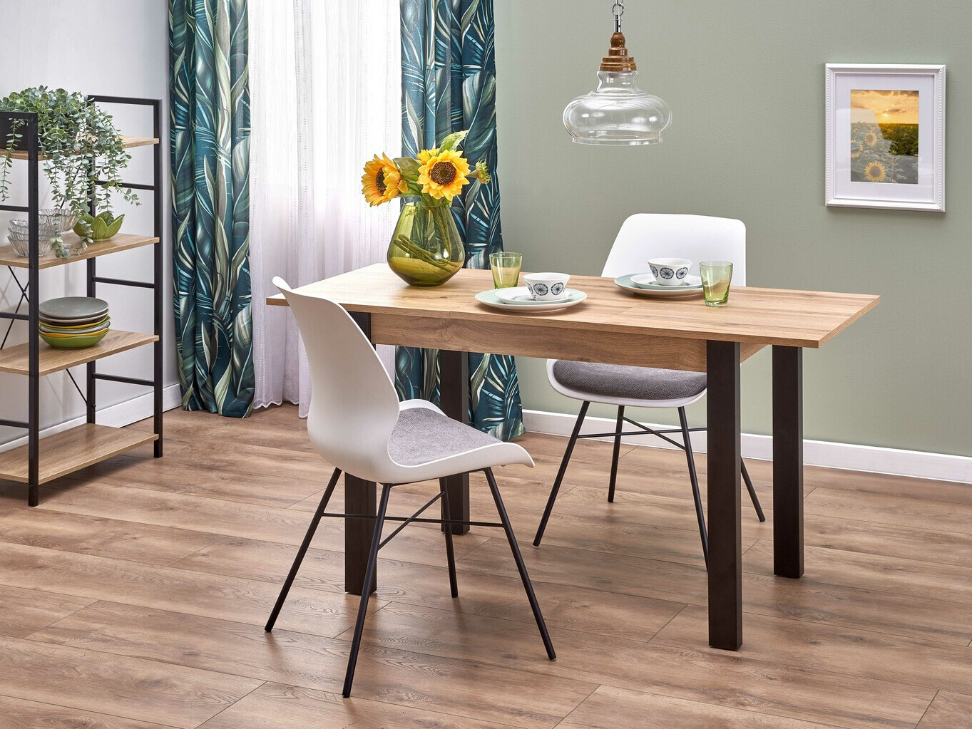 Galds Houston 1208 (Votan ozols + Melns)