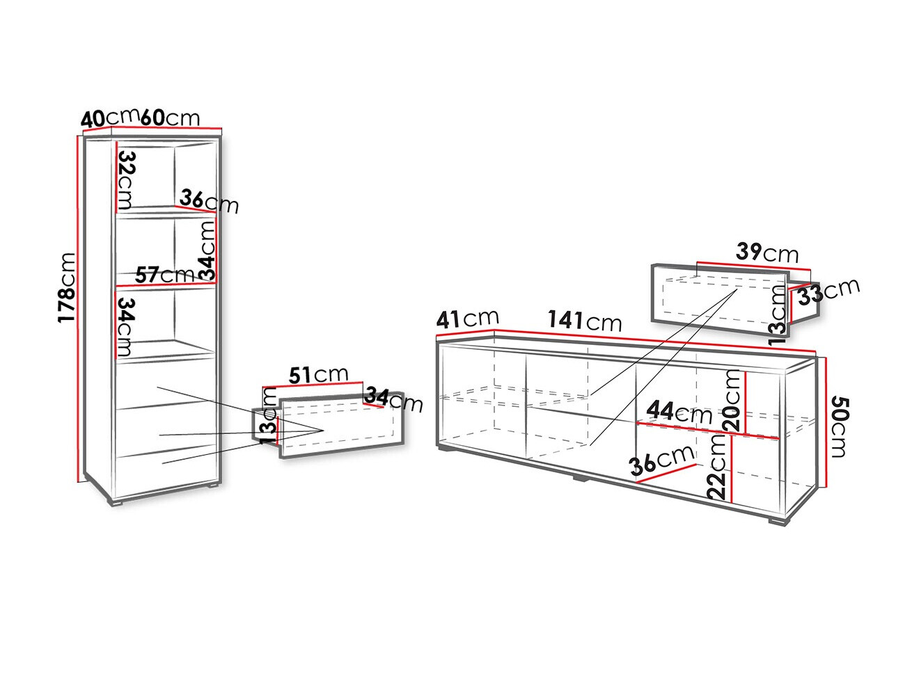 Набор для гостиной Comfivo Fersoe 111 (Белый)