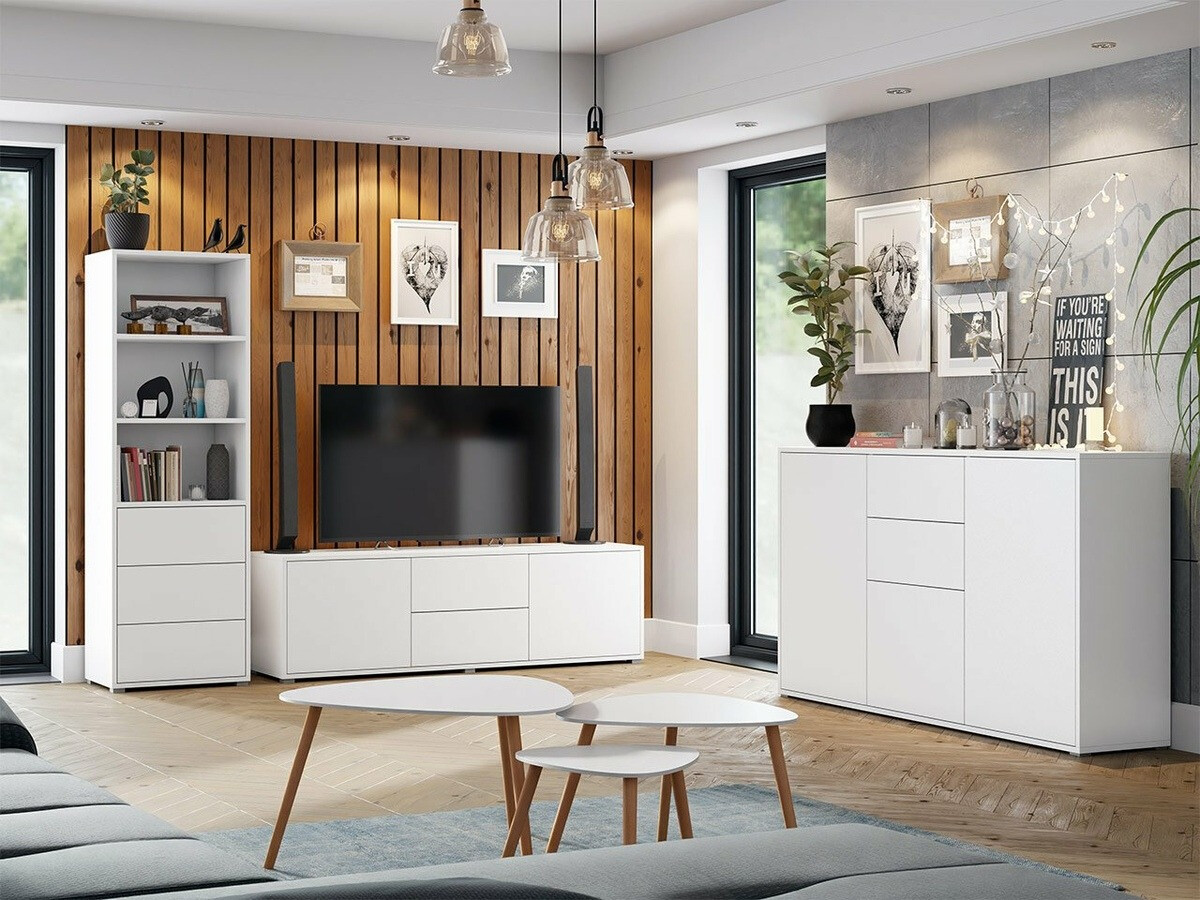 Viesistabas komplekts Comfivo Tutela III (Balts)