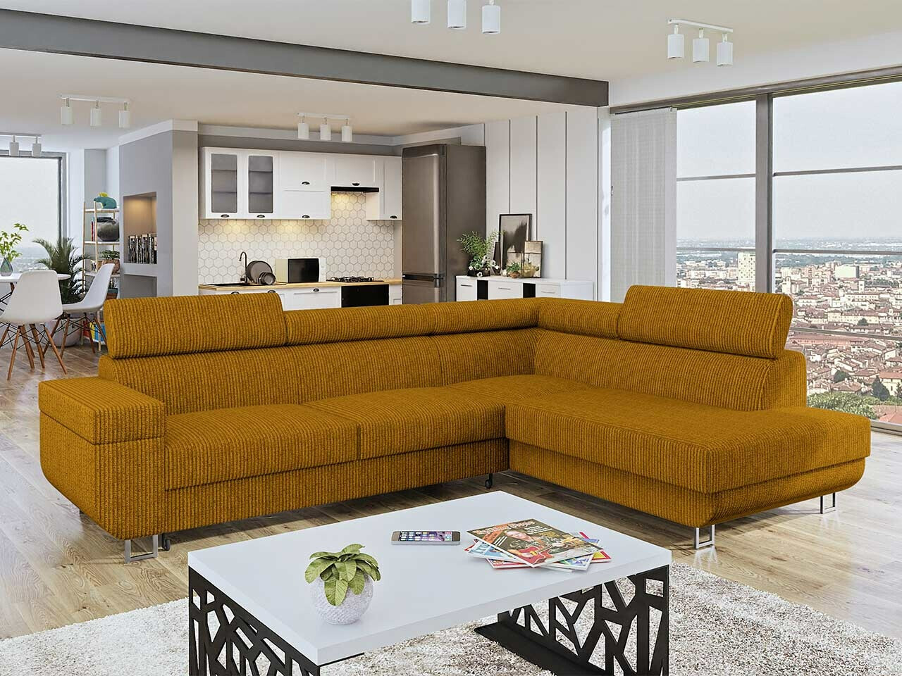 Stūra dīvāns Comfivo 306 (Poso 01)