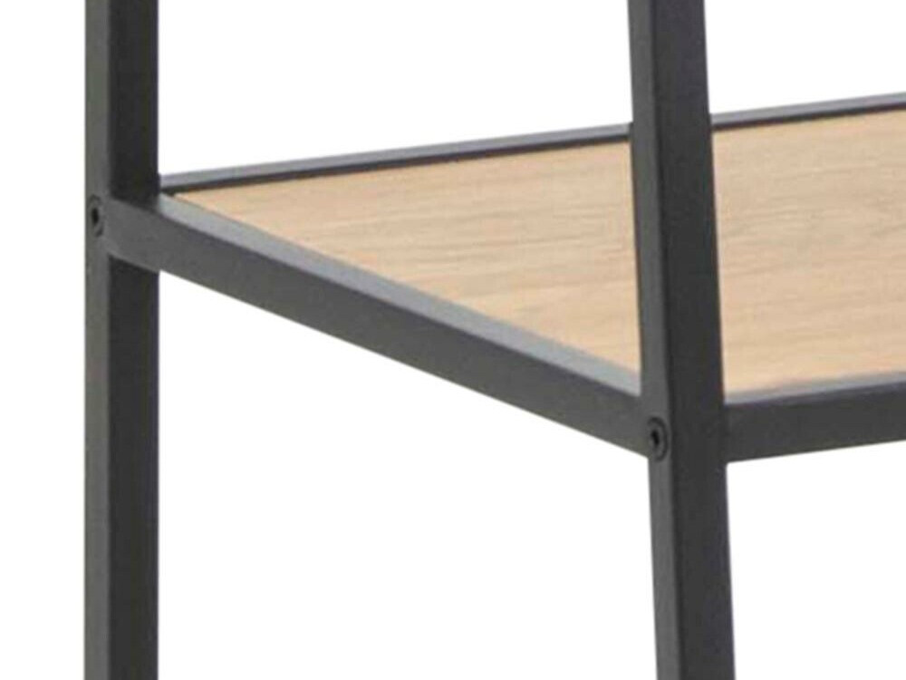 Стеллаж Norsica Sevferi 156 (Чёрный + Дикий дуб)