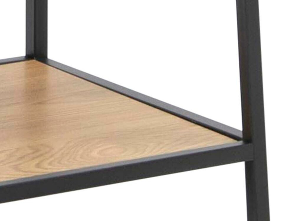 Стеллаж Norsica Sevferi 156 (Чёрный + Дикий дуб)