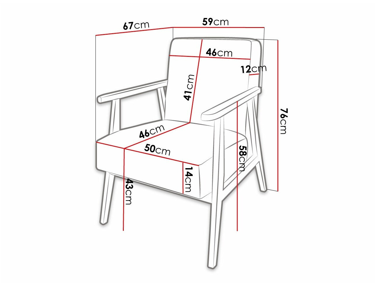 Кресло Clovis 100 (Poso 01)