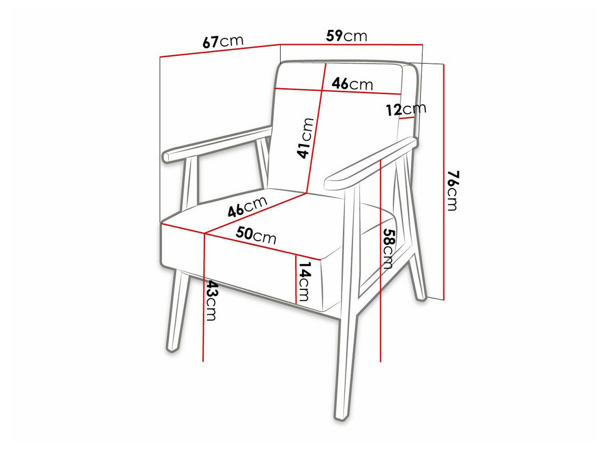 Krēsls Clovis 100 (Poso 100)
