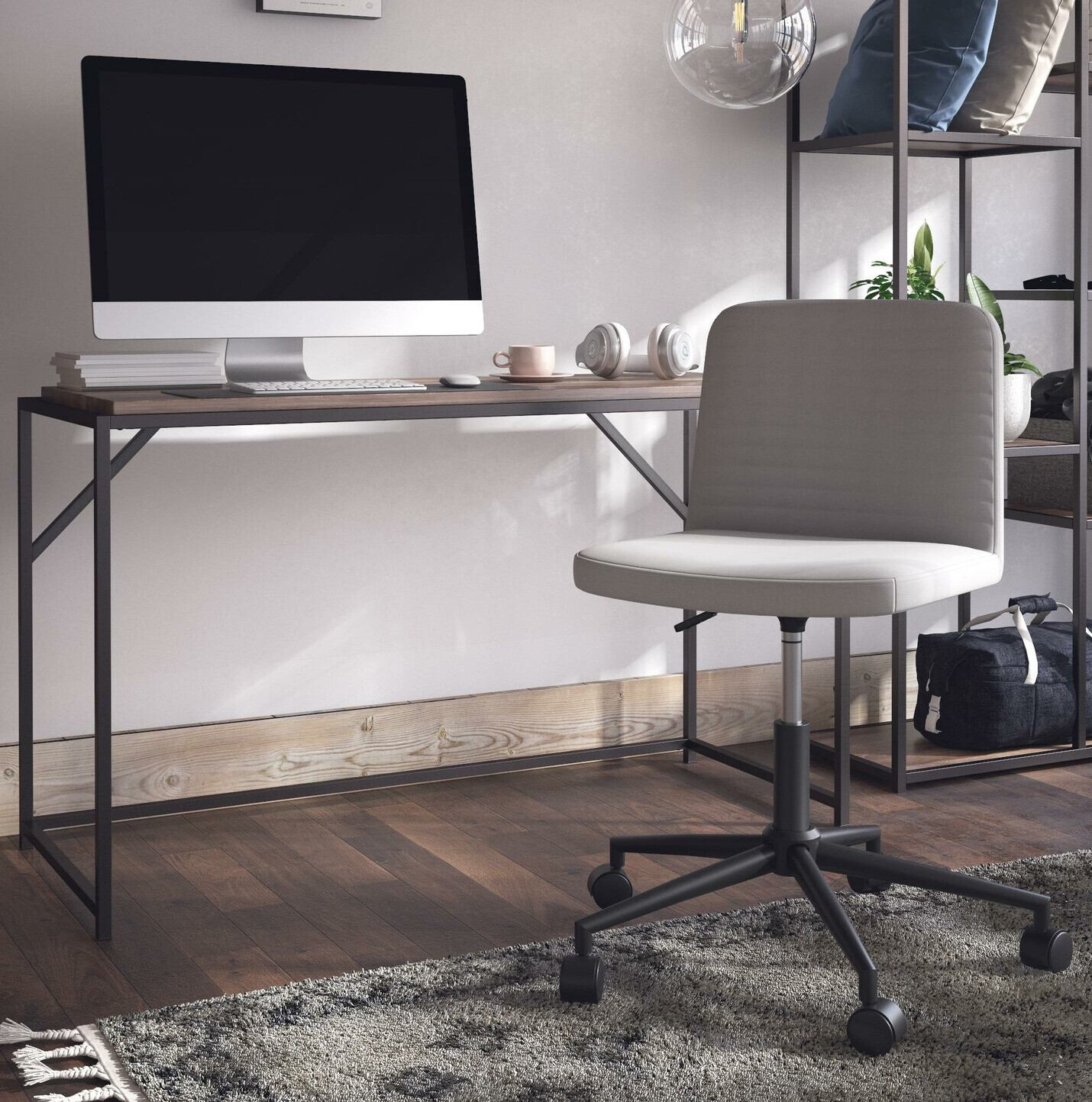 Biroja krēsls Tulsa 425 (Pelēks)