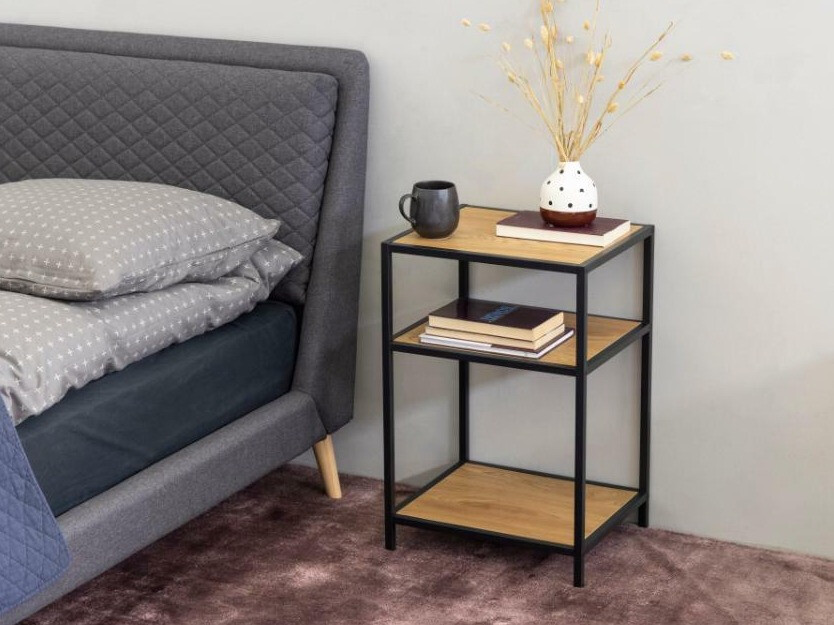 Кофейный столик Norsica Sevferi 114 (Дикий дуб + Чёрный)