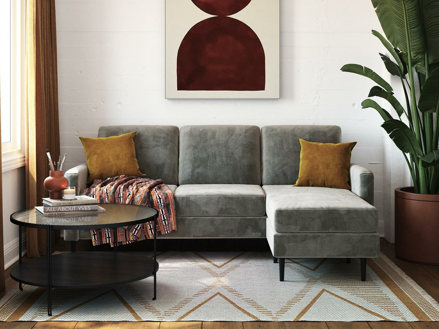 Комплект мягкой мебели Tulsa 422 (Светло-серый)