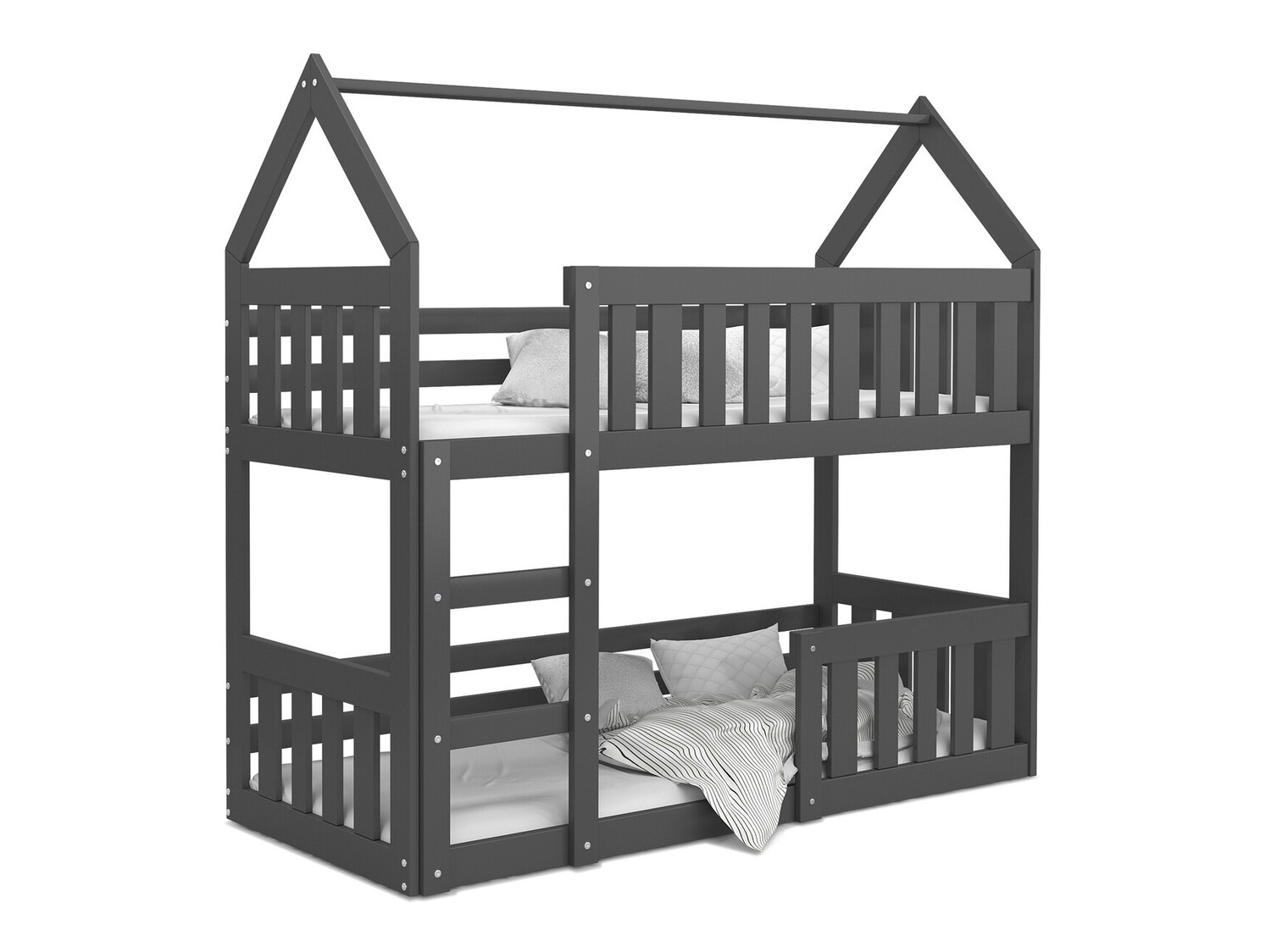 Divstāvu gulta Aurora 175 (Pelēks)