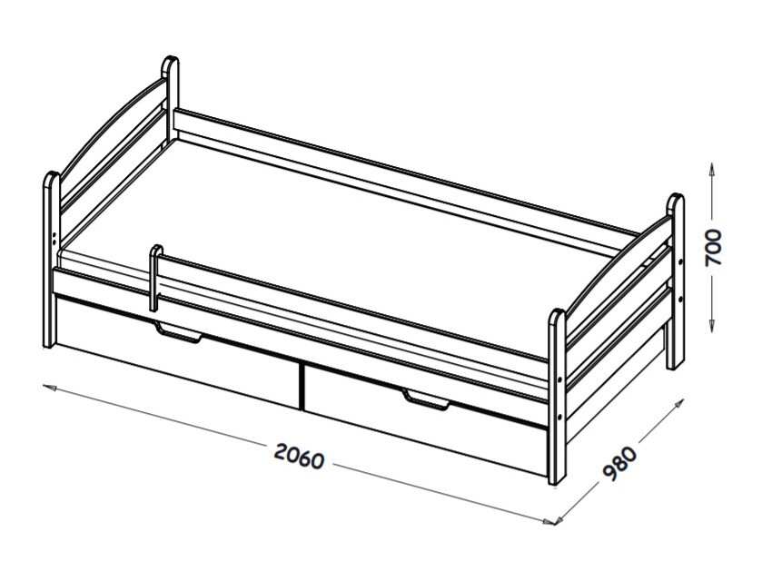 Gulta Ogden 166 (Gaišs koks)