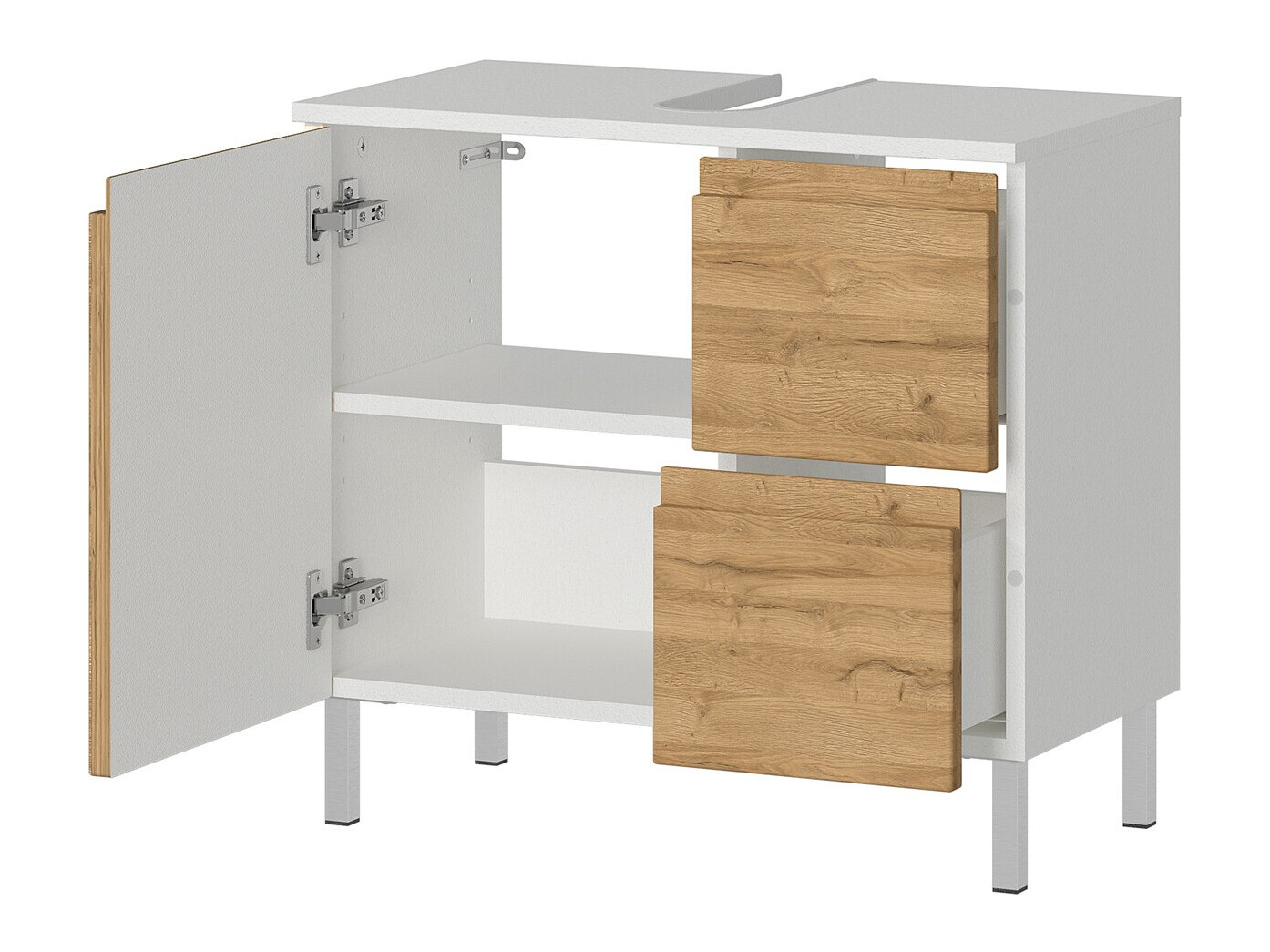 Stāvošs vannas istabas skapītis izlietnei Levtalo 100