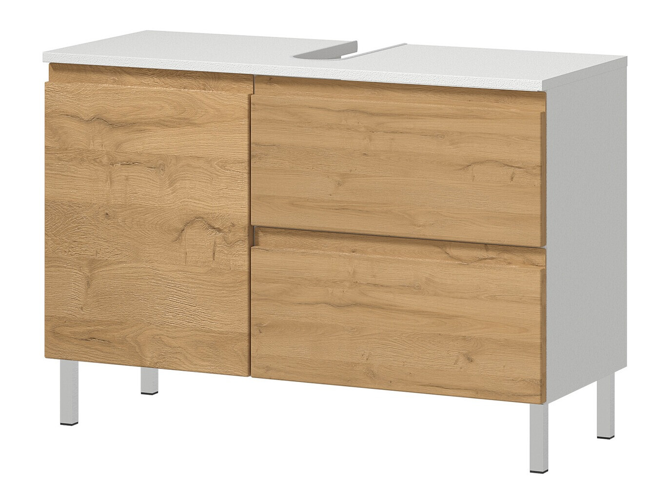 Stāvošs vannas istabas skapītis izlietnei Levtalo 101