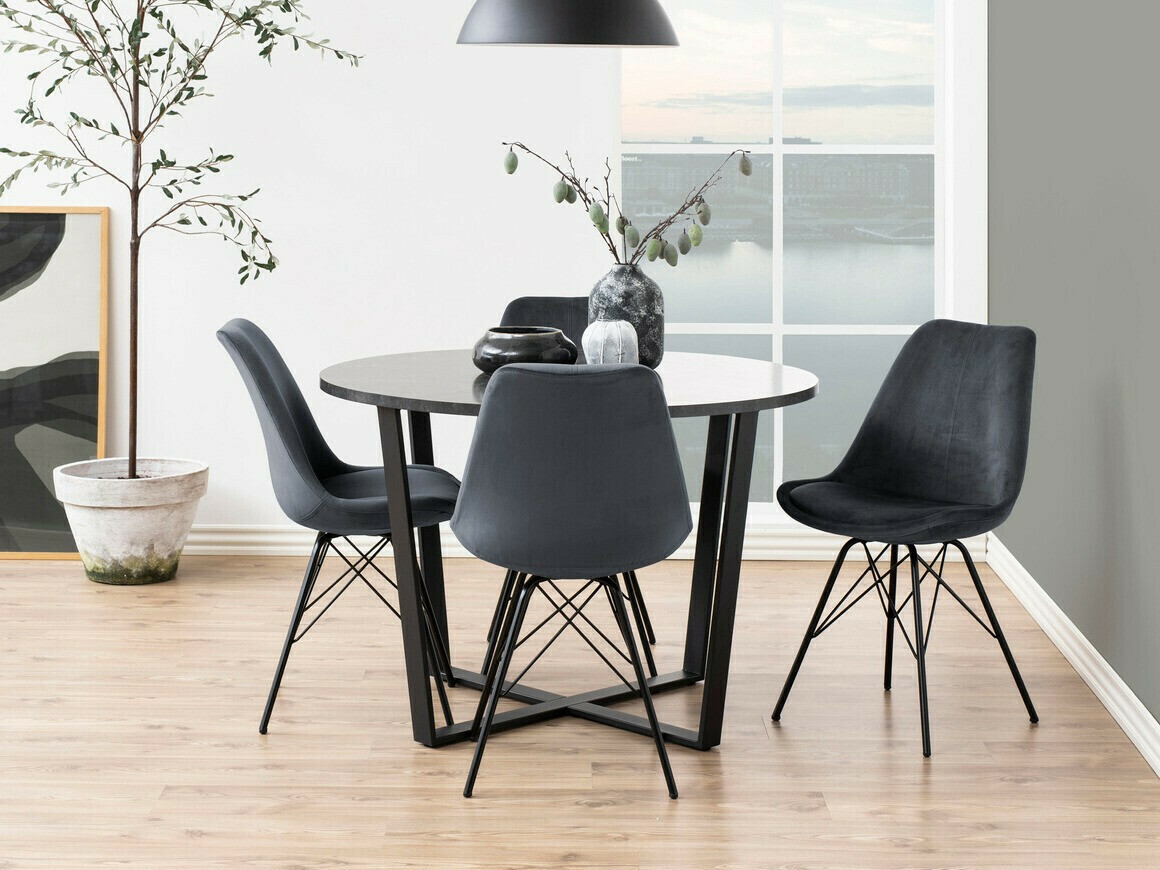 Cтол Norsica 309 (Черный мрамор + Чёрный)