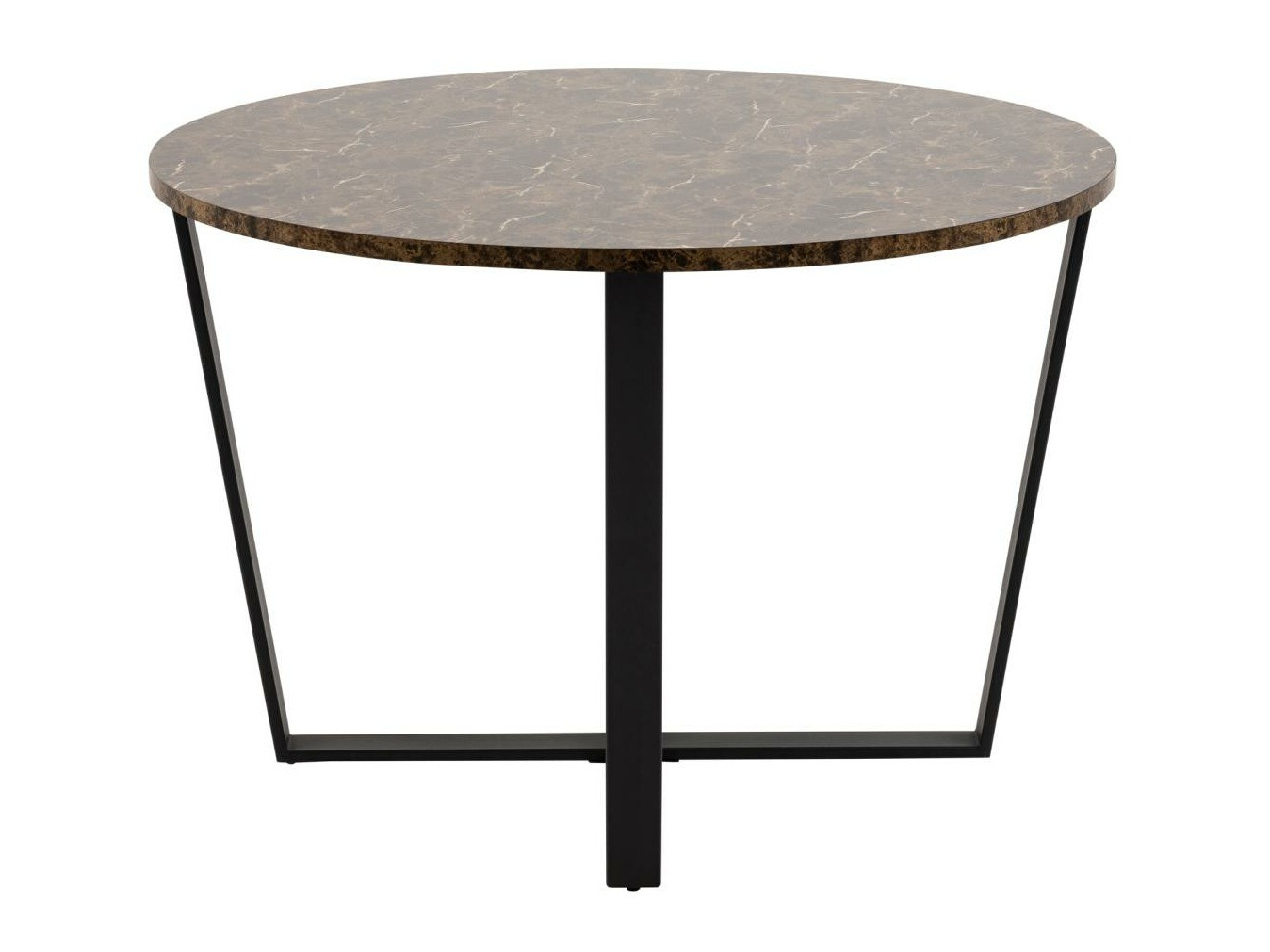 Cтол Norsica 309 (Коричневый мрамор + Чёрный)