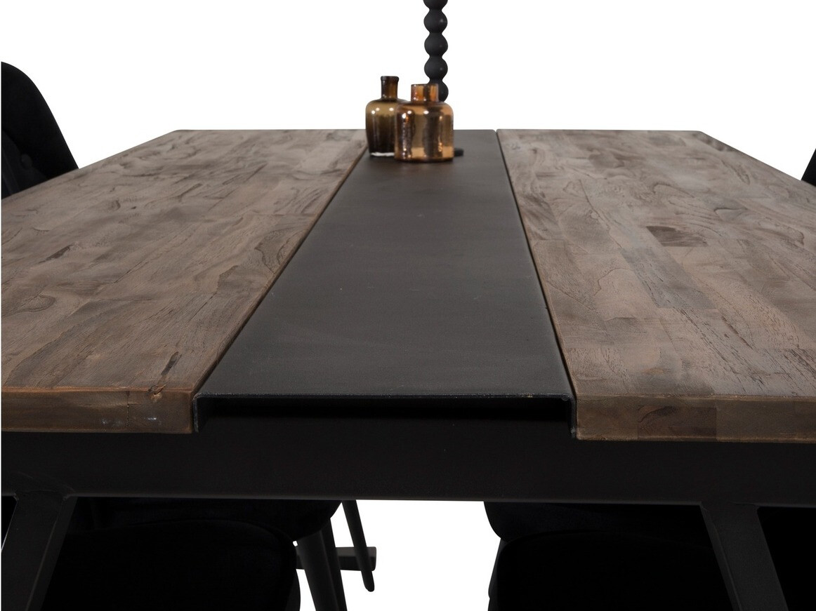 Ēdamistabas komplekts Dallas 1934 (Melns)