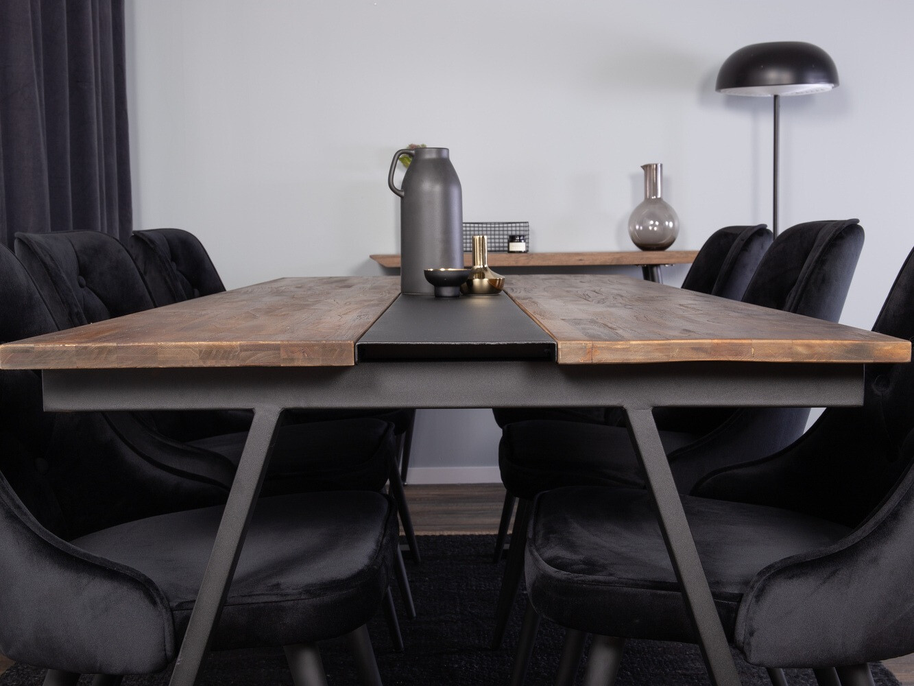 Обеденный гарнитур Dallas 1934 (Чёрный)