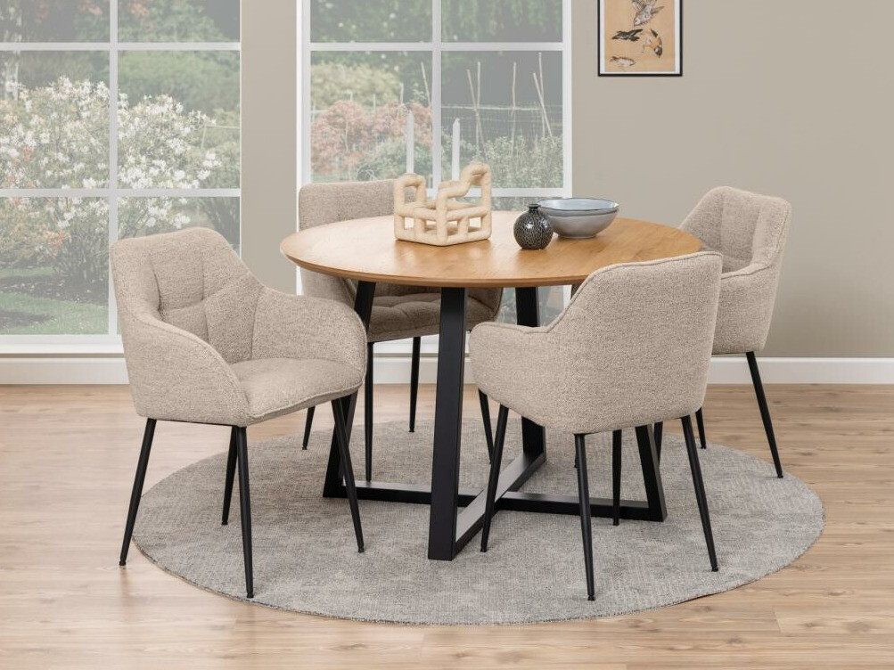 Krēsls Norsica 454 (Bēšs + Melns)