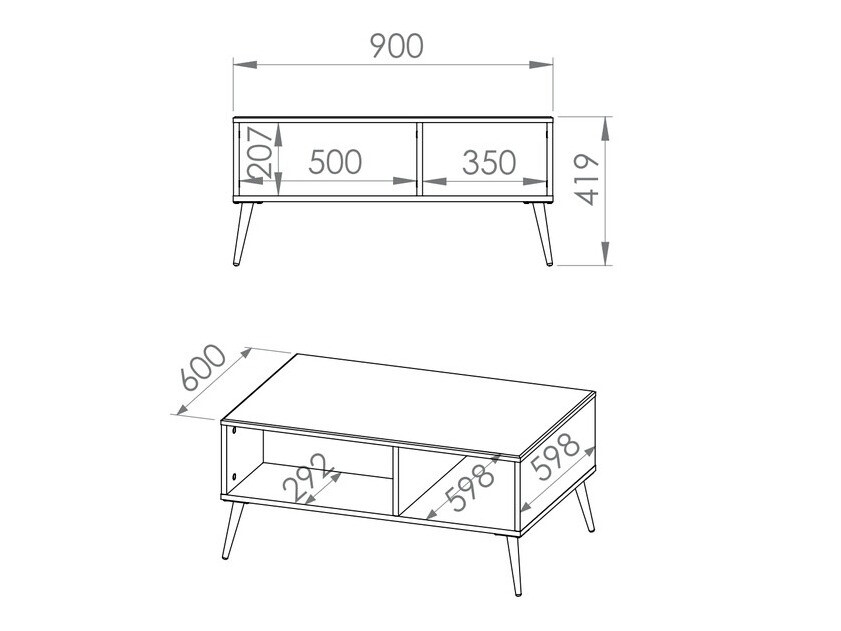 Журнальный столик Elbrevi 107