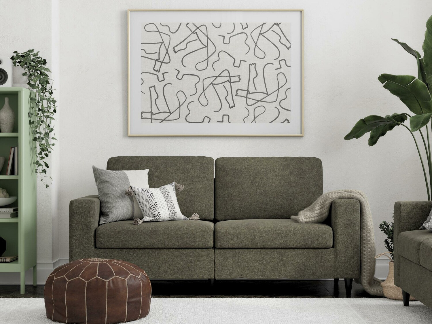 Диван Tulsa 444 (Тёмно-серый)