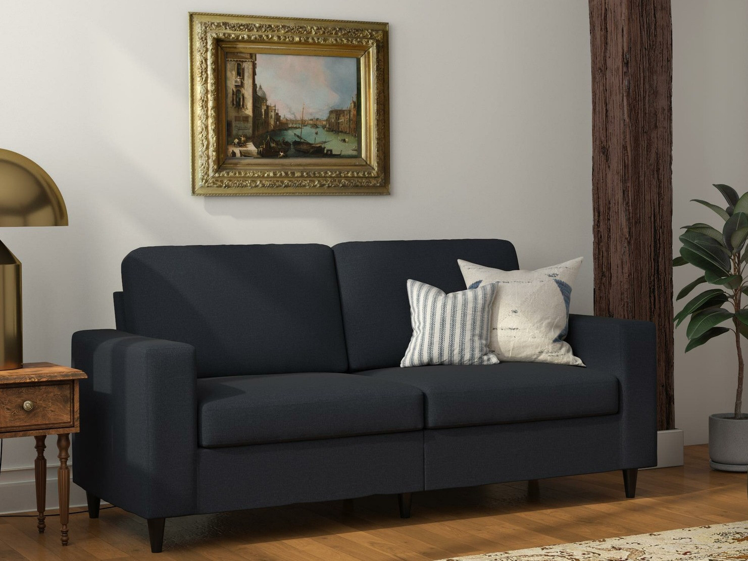 Диван Tulsa 444 (Темно-синий)