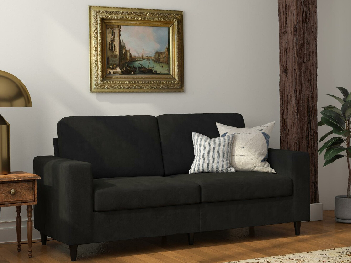 Dīvāns Tulsa 444 (Melns)