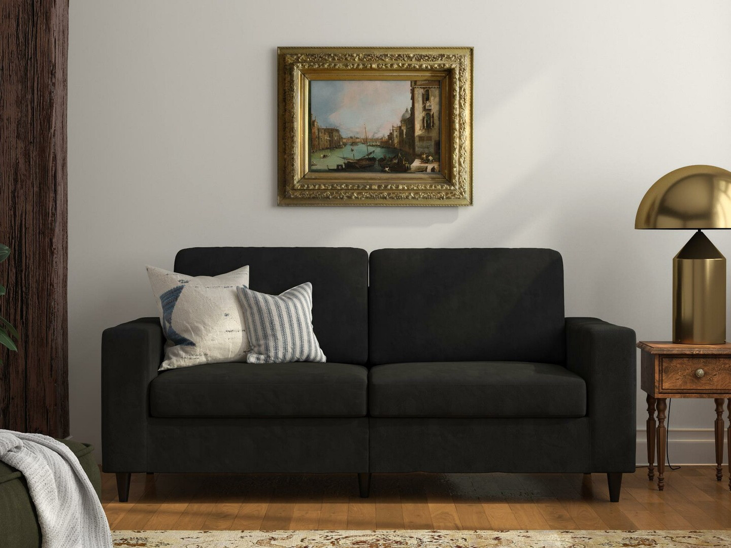 Dīvāns Tulsa 444 (Melns)