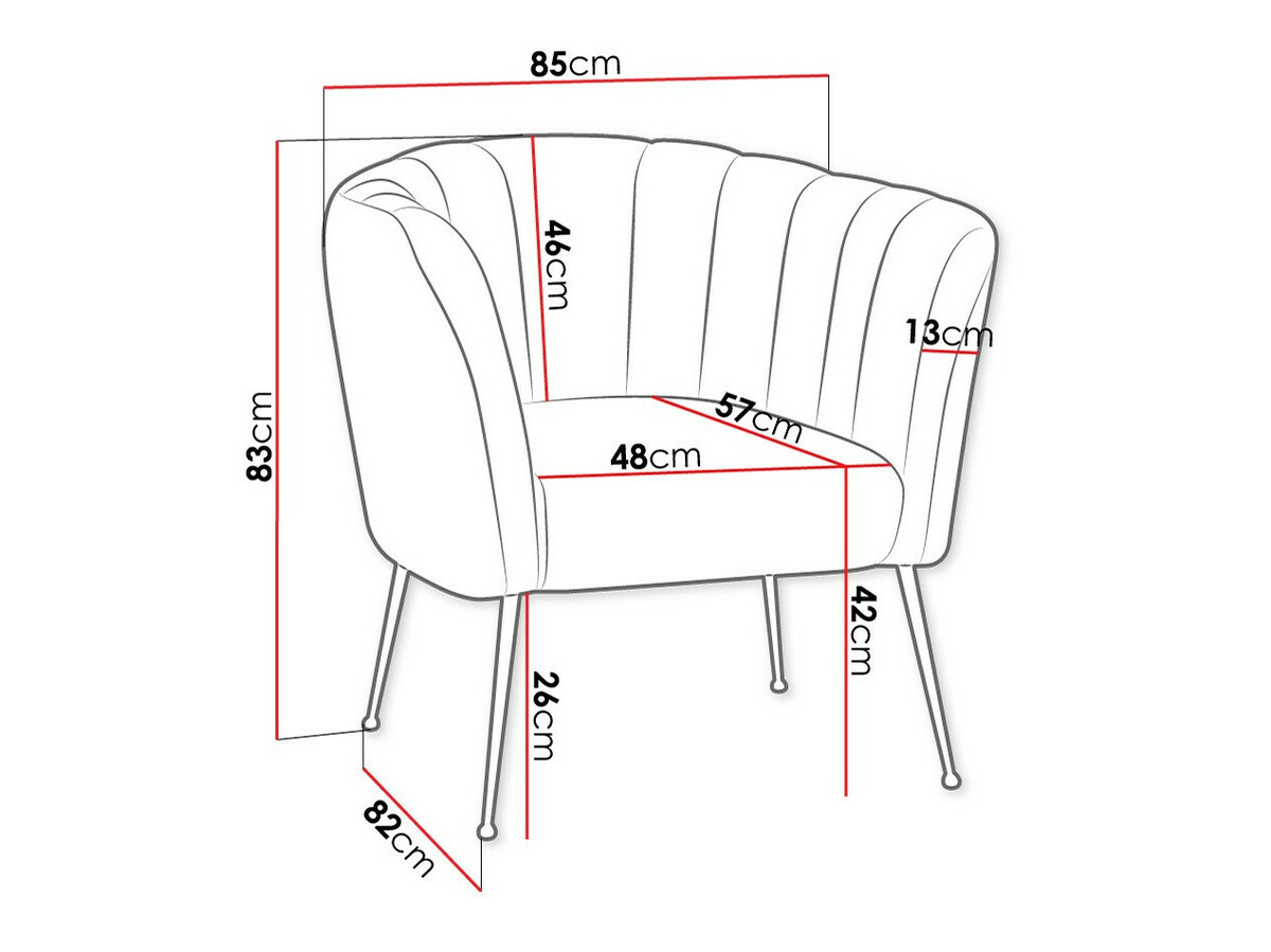 Кресло Orem 112 (Magic Velvet 2225)