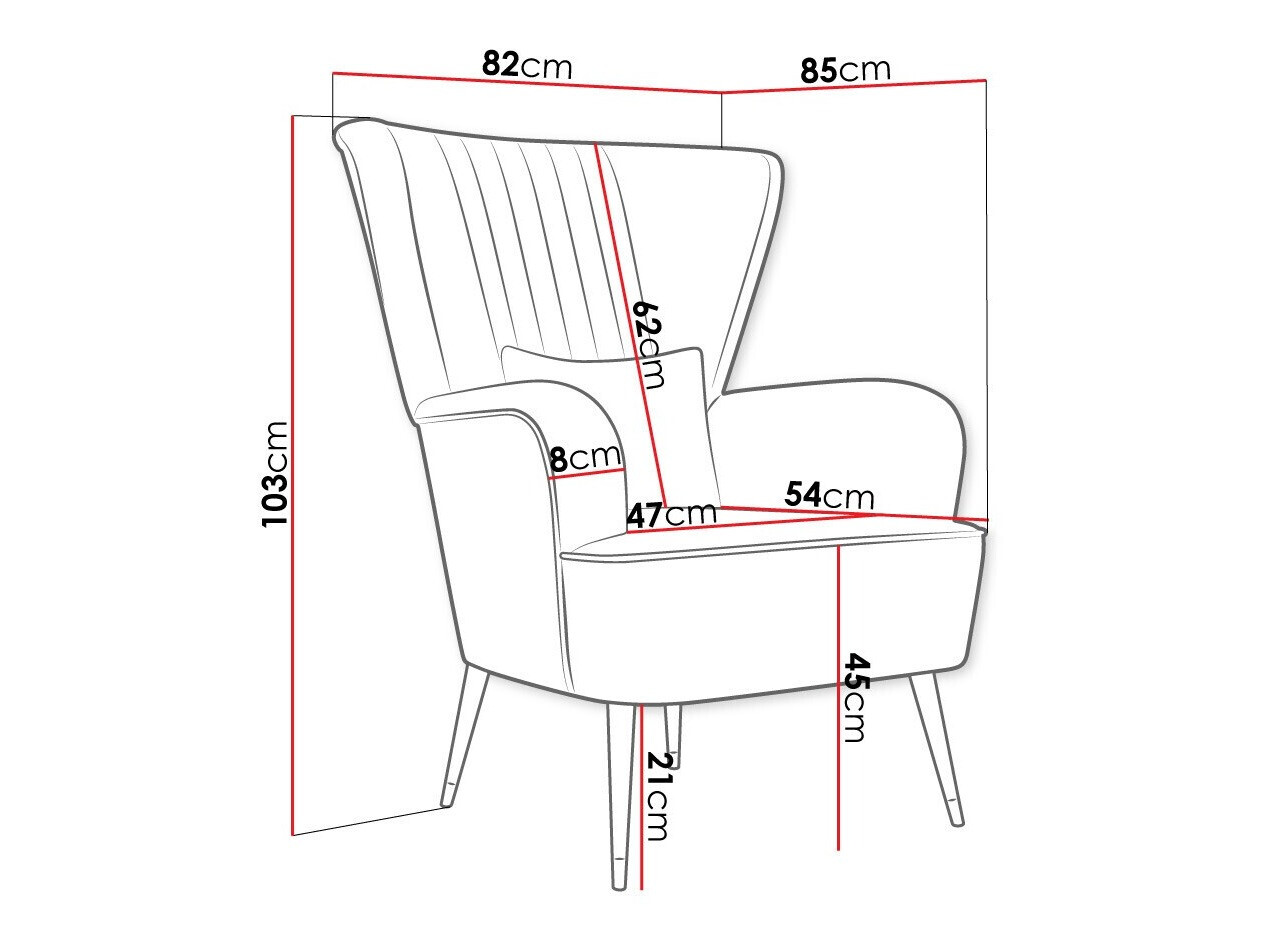 Krēsls Orem 111 (Magic Velvet 2216)