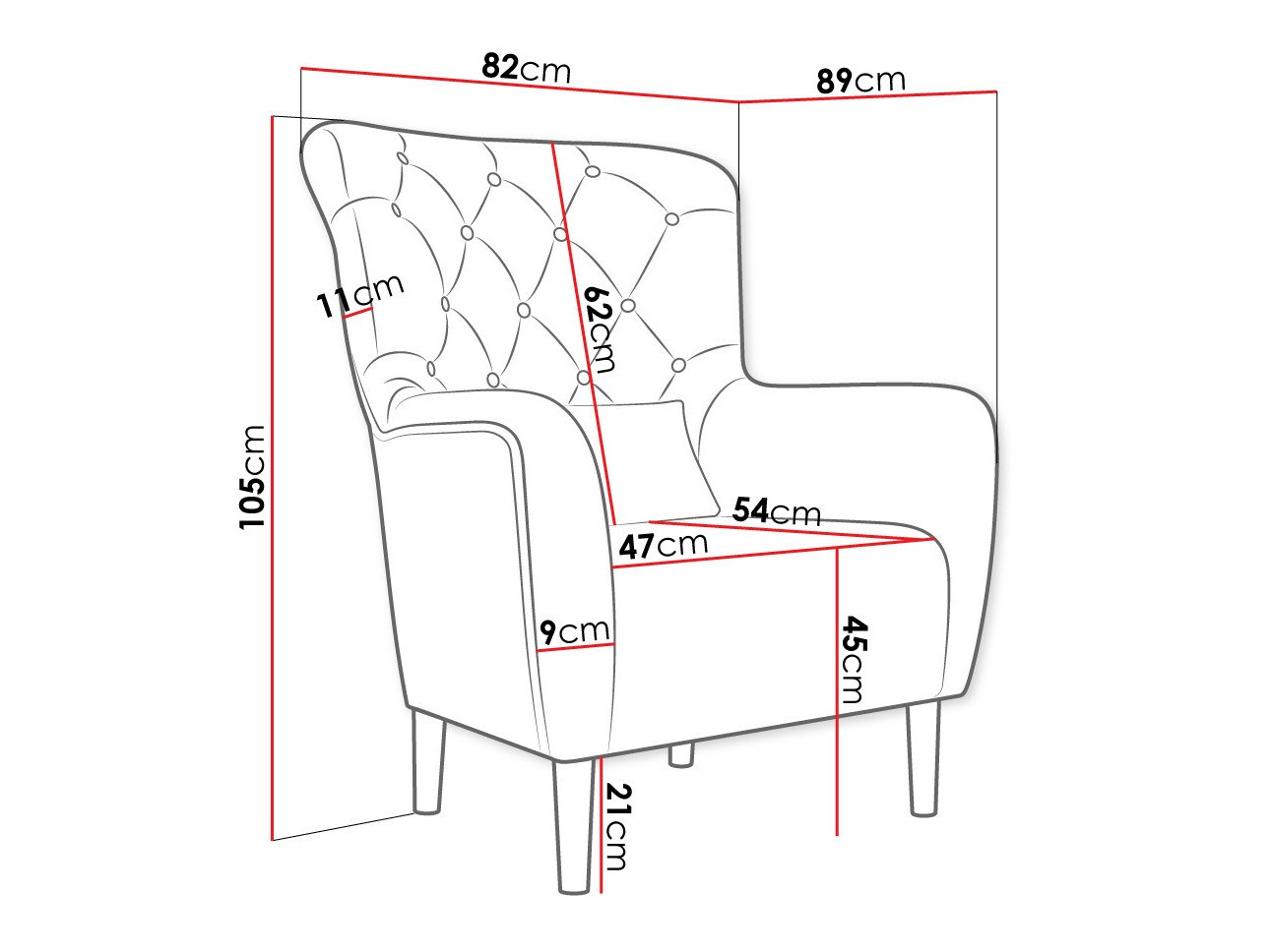 Krēsls Orem 113 (Magic Velvet 2201)