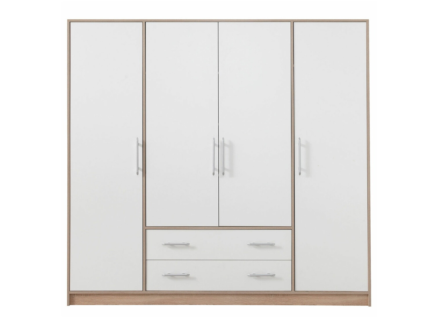 Skapis Cavmero 100 (Sonomas ozols + Balts)