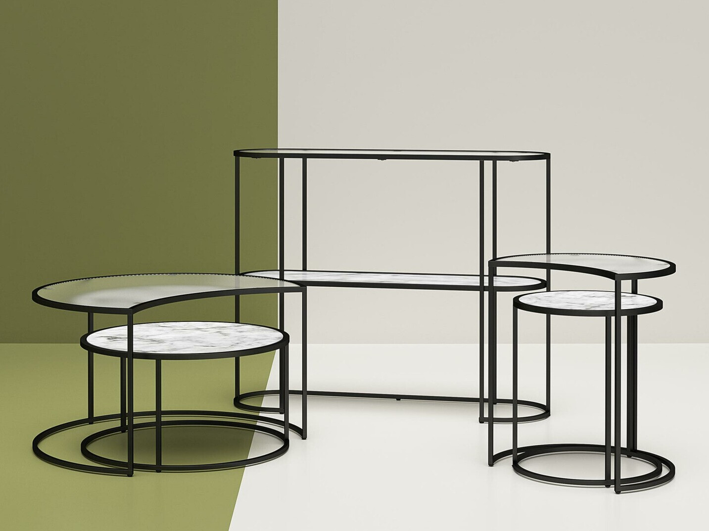 Комплект кофейных столиков Tulsa 453