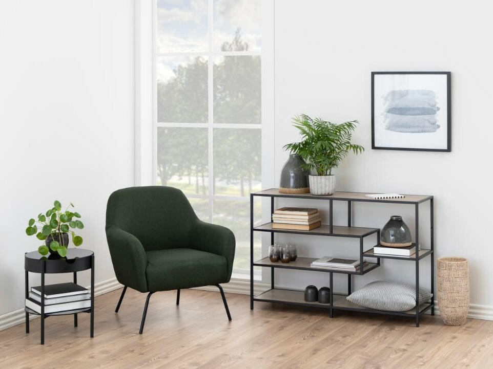 Plaukts Norsica Sevferi 102 (Sonomas ozols + Melns)