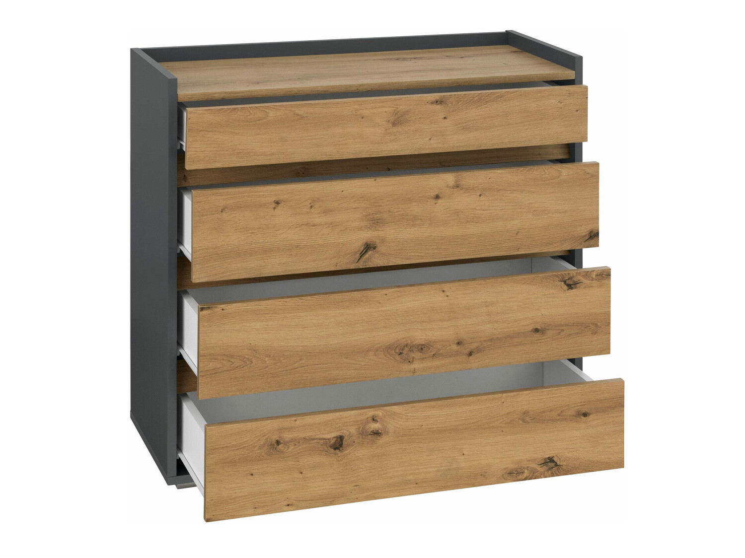 Kомод Ruvciri 105 (Антрацит + Дуб)