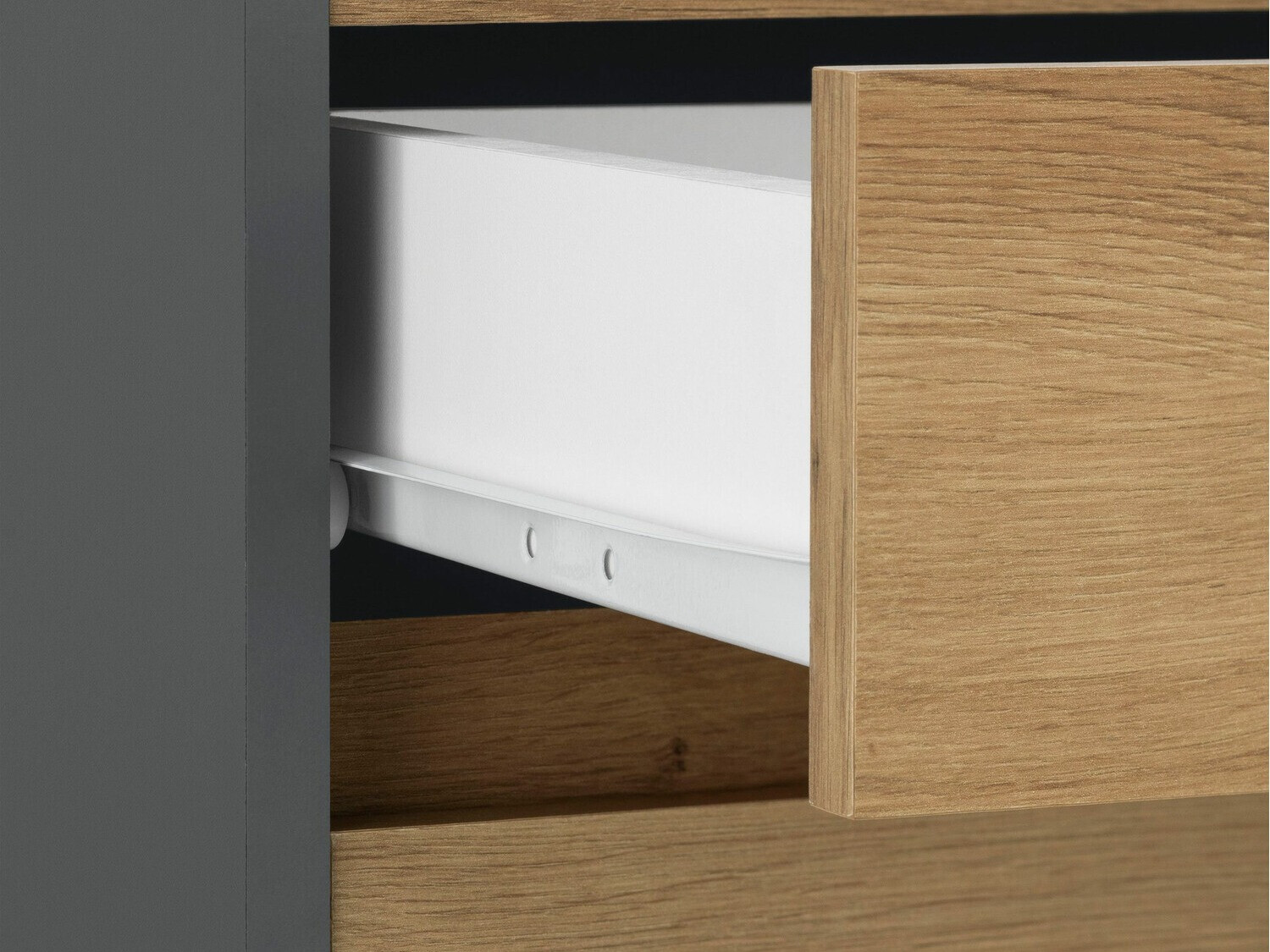 Kомод Ruvciri 105 (Антрацит + Дуб)