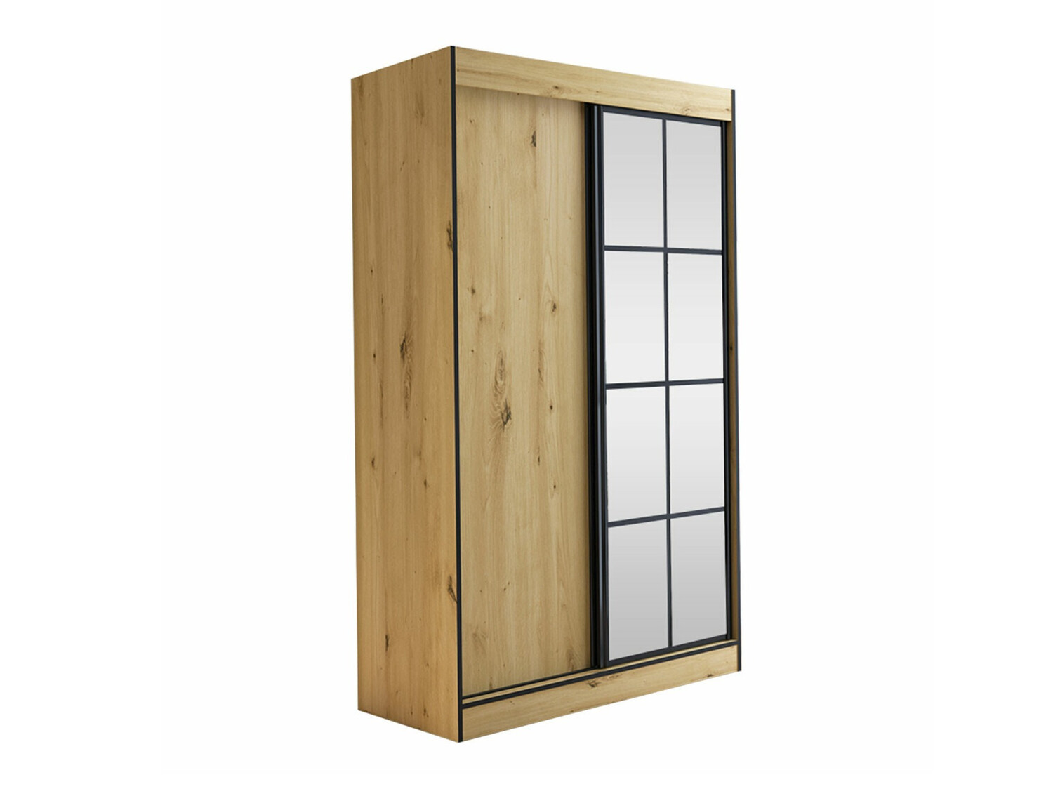 Шкаф Toledo 118 (Artisan дуб + Чёрный)