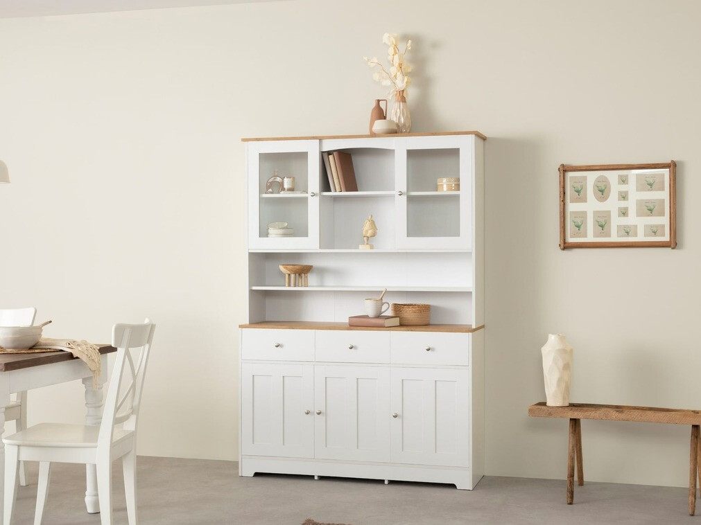 Plaukts Denton 893 (Balts + Ozols)